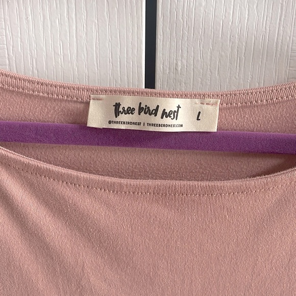 THREE BIRD NEST Serenity Baby Doll Top L - Picture 6 of 10